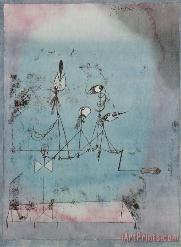 Paul Klee Twittering Machine 1922 Art Painting