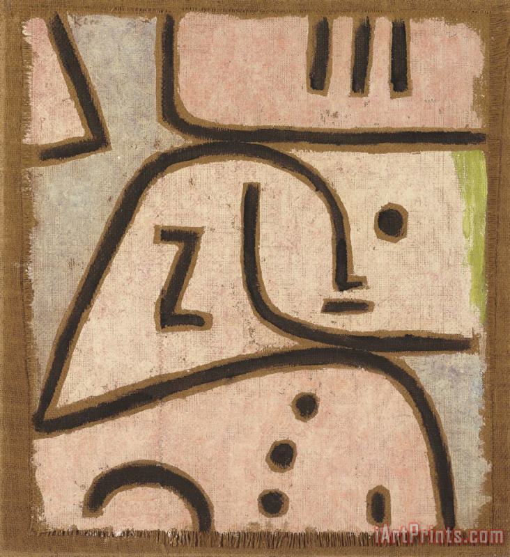 Wi in Memoriam 1938 painting - Paul Klee Wi in Memoriam 1938 Art Print