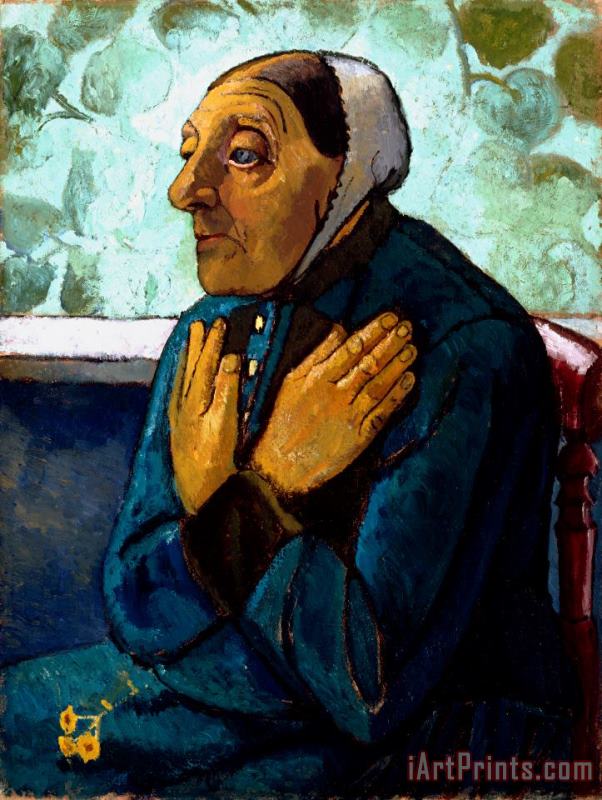 Paula Modersohn-Becker Old Peasant Woman Art Print