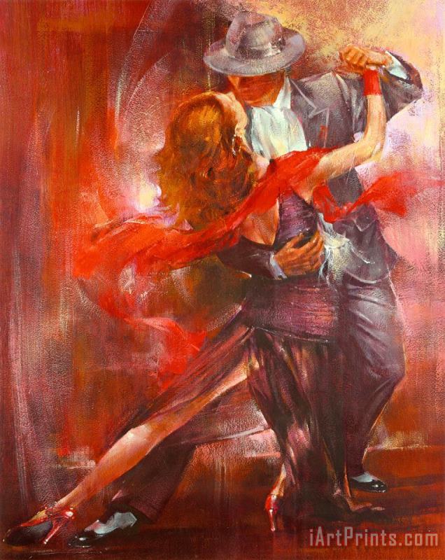 Pedro Alvarez Tango Argentino Ii Art Print