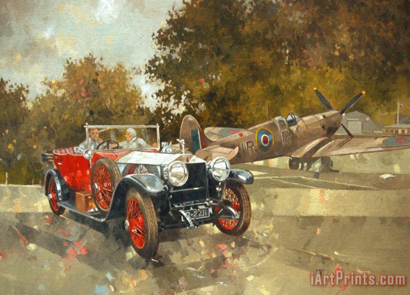 Peter Miller Ghost and Spitfire Art Painting