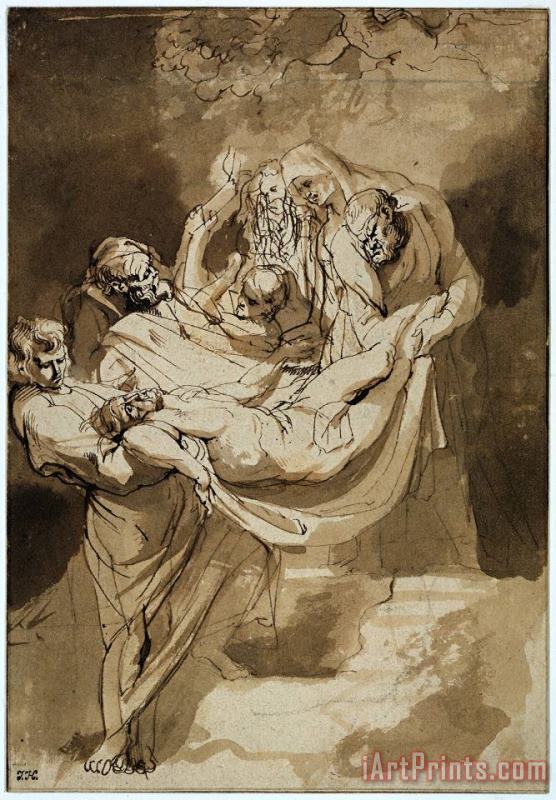 Entombment painting - Peter Paul Rubens Entombment Art Print