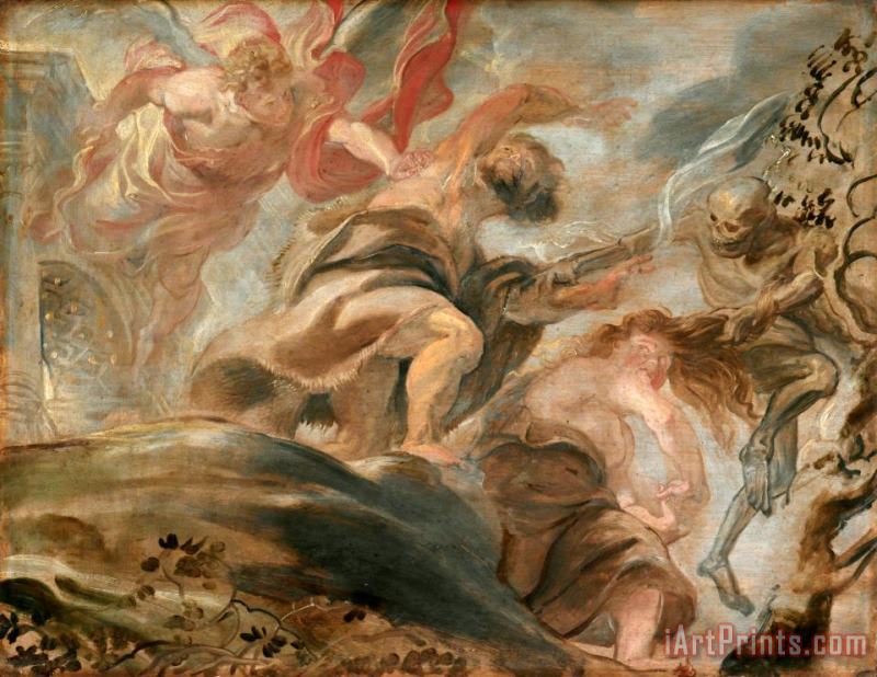 Peter Paul Rubens Expulsion From The Garden of Eden Art Painting