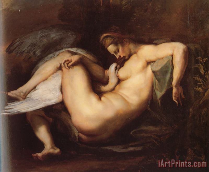 Peter Paul Rubens Leda And The Swan Art Painting