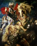 Peter Paul Rubens - Saint George and the Dragon painting