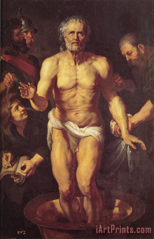 The Death of Seneca painting - Peter Paul Rubens The Death of Seneca Art Print