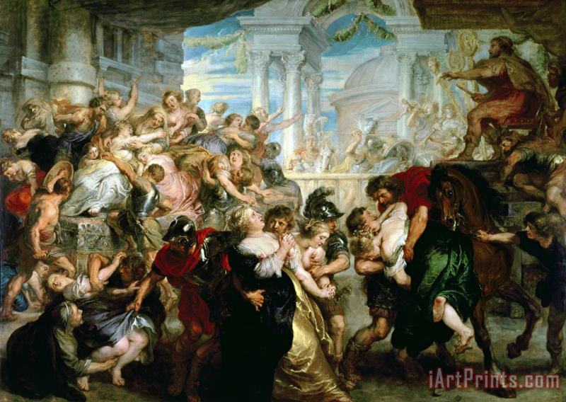 Peter Paul Rubens The Rape of the Sabine Women Art Painting