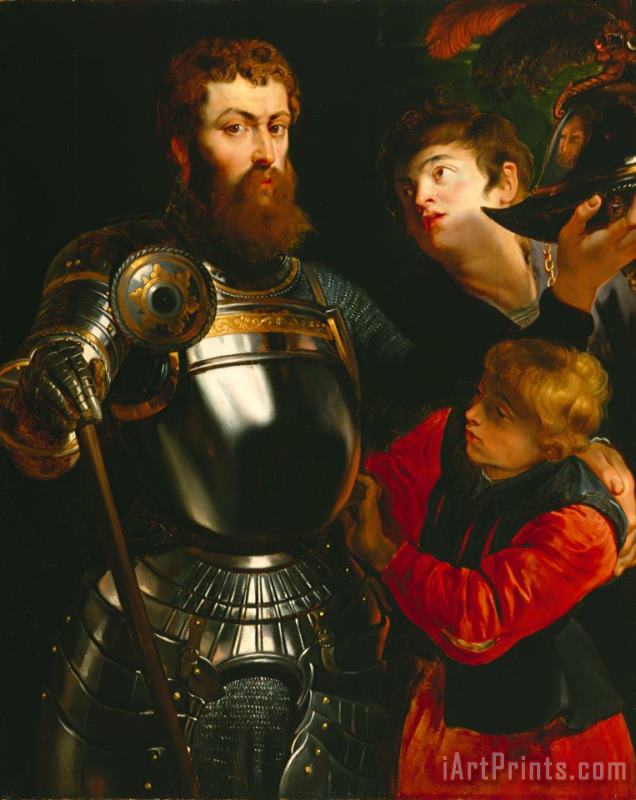 Warrior painting - Peter Paul Rubens Warrior Art Print