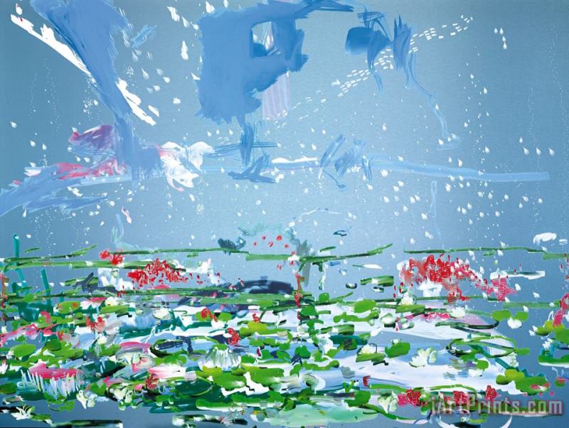 Petra Cortright Metal Canopy Bed Art Painting