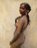 Philip Alexius de Laszlo - A Marrakesh Girl painting