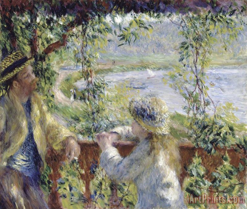 By The Water painting - Pierre Auguste Renoir By The Water Art Print