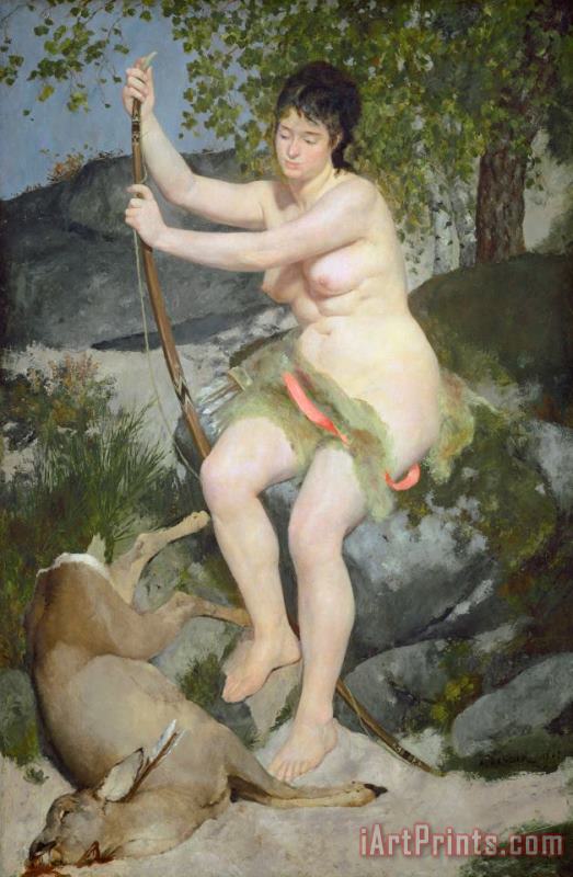 Pierre Auguste Renoir Diana Art Painting