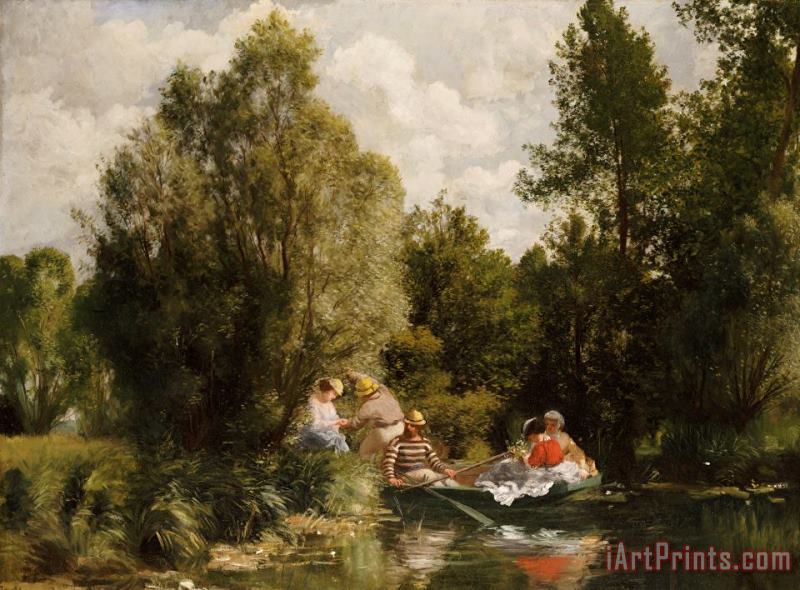 La Mare aux Fees painting - Pierre Auguste Renoir La Mare aux Fees Art Print