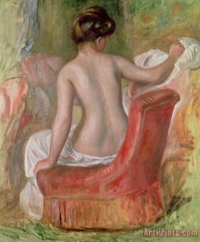 Pierre Auguste Renoir Nude in an Armchair Art Painting