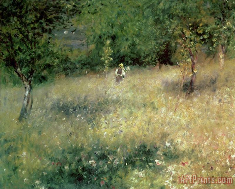 Spring at Chatou painting - Pierre Auguste Renoir Spring at Chatou Art Print