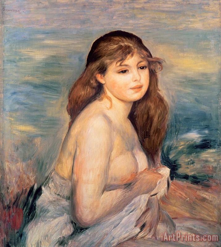 Pierre Auguste Renoir The Blonde Bather Art Print