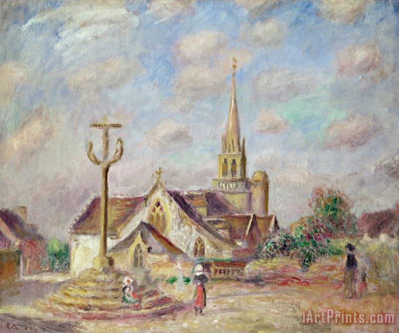 The Calvary at Pont Aven painting - Pierre Auguste Renoir The Calvary at Pont Aven Art Print