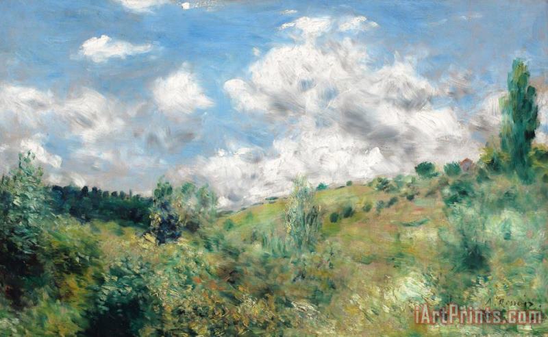 Pierre Auguste Renoir The Gust of Wind Art Print