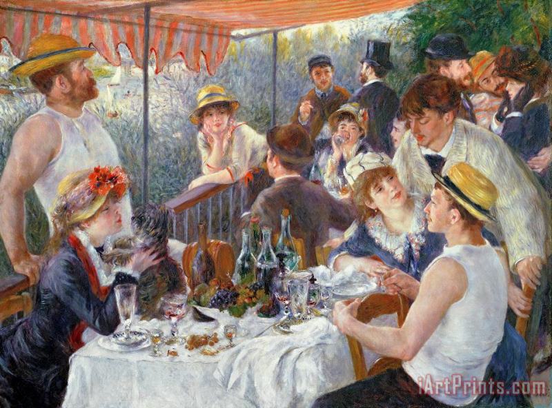 The Luncheon of the Boating Party painting - Pierre Auguste Renoir The Luncheon of the Boating Party Art Print