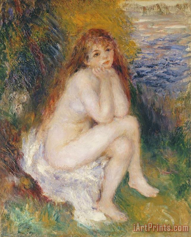 The Naiad painting - Pierre Auguste Renoir The Naiad Art Print