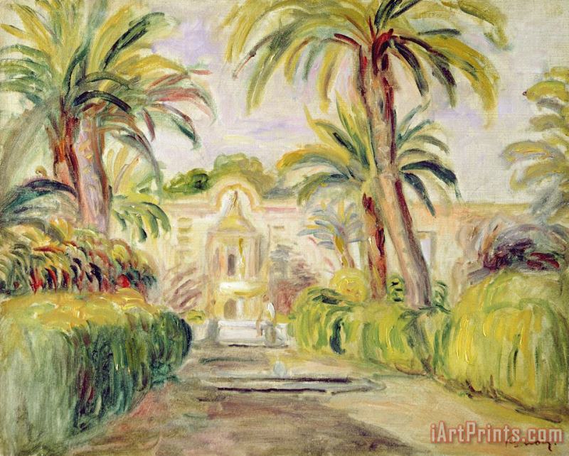 Pierre Auguste Renoir The Palm Trees Art Painting