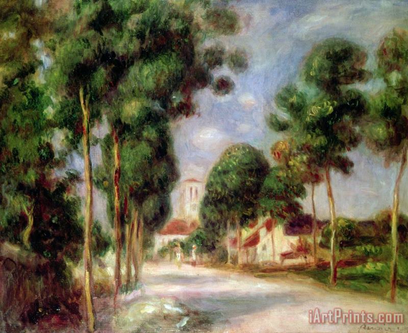 Pierre Auguste Renoir The Road to Essoyes Art Print