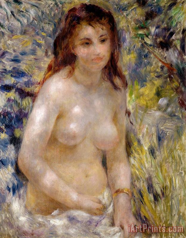 Pierre Auguste Renoir Torso effect of sunlight Art Painting