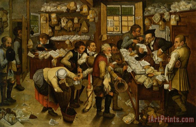 The Payment of Tithes painting - Pieter the Younger Brueghel The Payment of Tithes Art Print