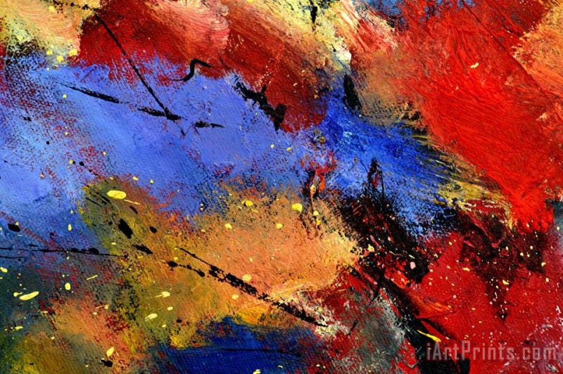 Abstract 012110 painting - Pol Ledent Abstract 012110 Art Print