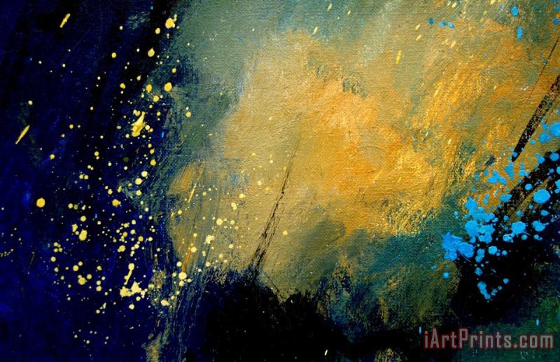 Abstract 061 painting - Pol Ledent Abstract 061 Art Print