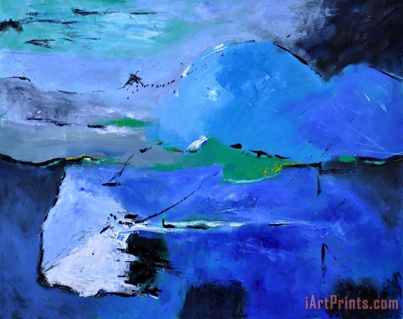 Abstract 1811111 painting - Pol Ledent Abstract 1811111 Art Print