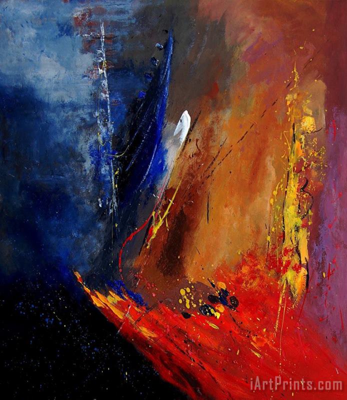 Abstract 67900142 painting - Pol Ledent Abstract 67900142 Art Print