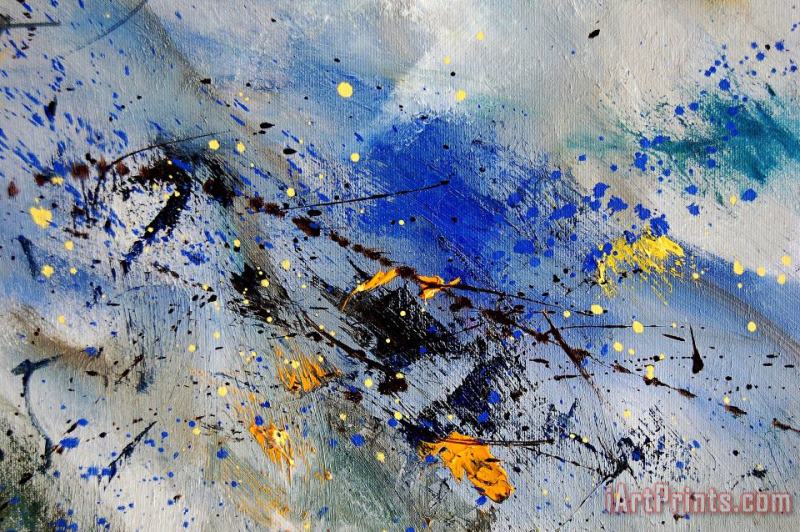 Abstract 969090 painting - Pol Ledent Abstract 969090 Art Print