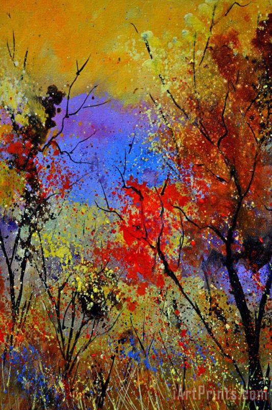 Autumn 458963 painting - Pol Ledent Autumn 458963 Art Print