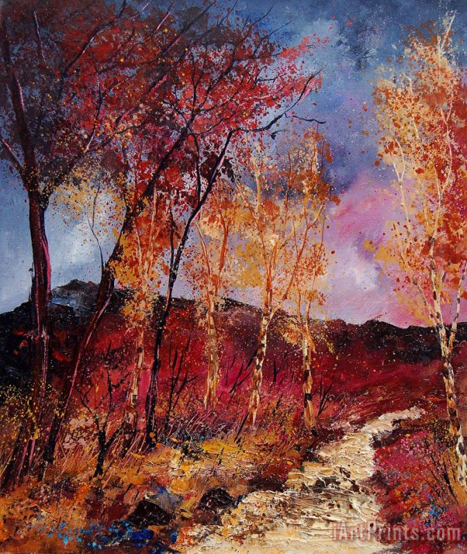 Autumn 6712545 painting - Pol Ledent Autumn 6712545 Art Print