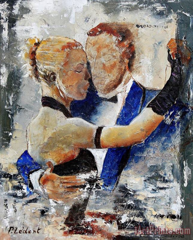 Pol Ledent Dancing tango Art Print