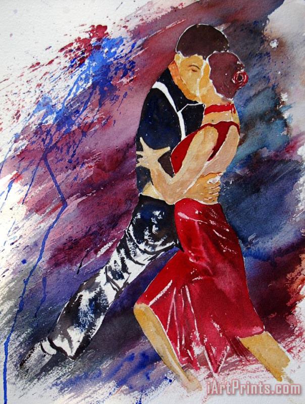 Pol Ledent Dancing tango Art Print