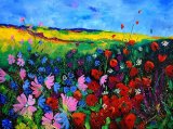 Pol Ledent - Field flowers painting