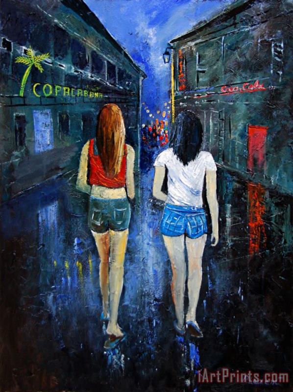 Pol Ledent Going out tonight Art Painting