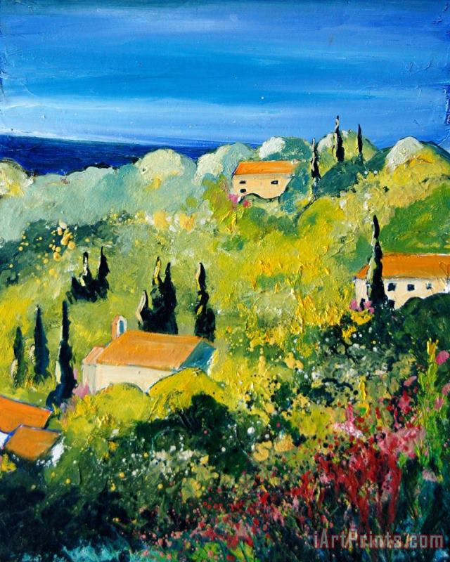 Provence 459070 painting - Pol Ledent Provence 459070 Art Print