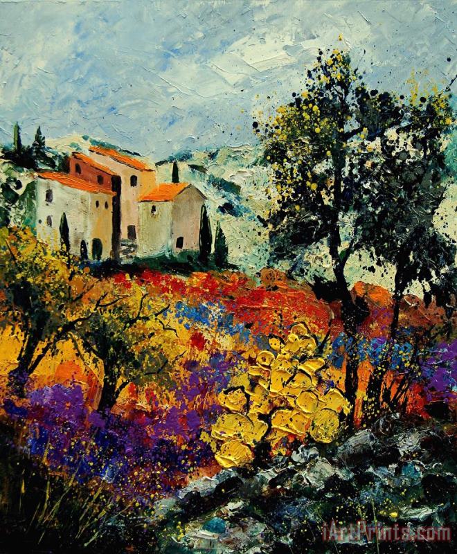 Provence 56900192 painting - Pol Ledent Provence 56900192 Art Print