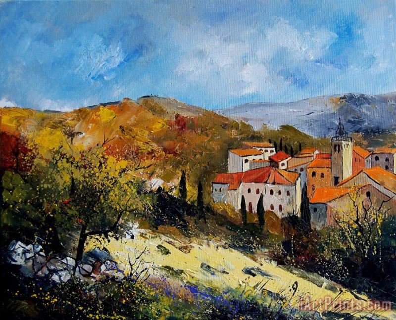 Provence 679050 painting - Pol Ledent Provence 679050 Art Print
