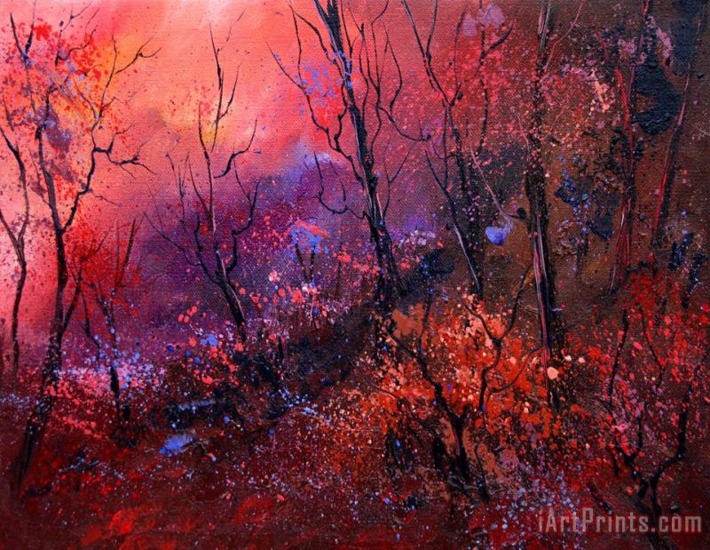 Unset In The Wood painting - Pol Ledent Unset In The Wood Art Print