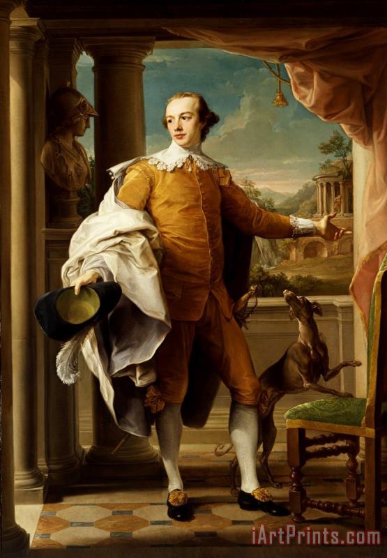Pompeo Batoni Portrait of Sir Wyndham Knatchbull Wyndham Art Painting
