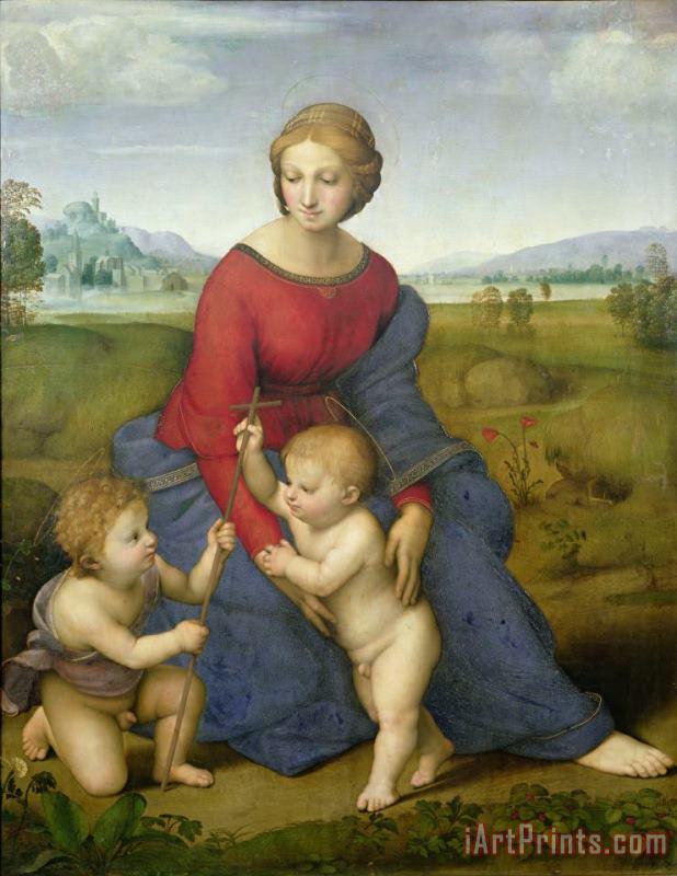 Madonna in the Meadow painting - Raphael Madonna in the Meadow Art Print