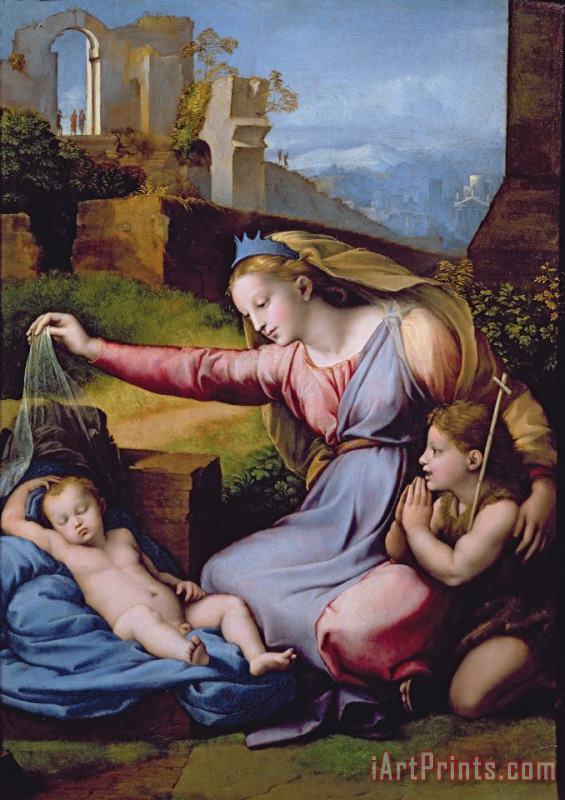 Raphael The Madonna of the Veil Art Print