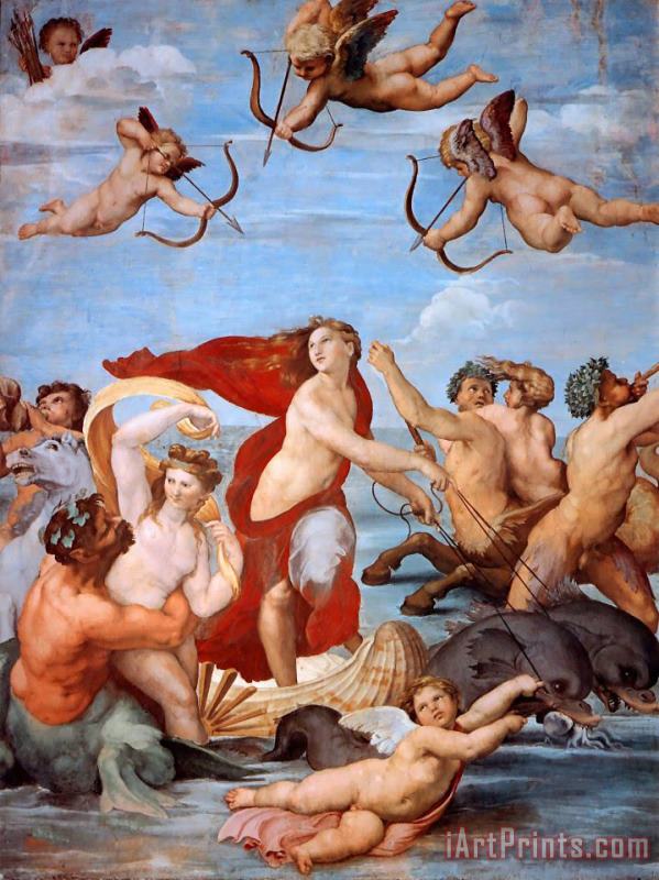 The Triumph of Galatea painting - Raphael The Triumph of Galatea Art Print
