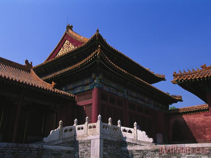 Raymond Gehman A Building in The Forbidden City Formerly The Imperial Palace Art Painting