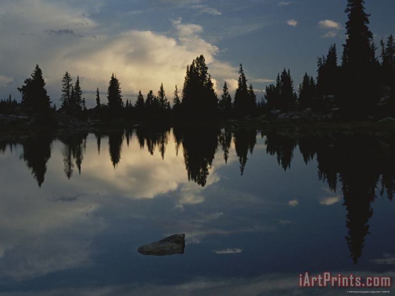 Raymond Gehman Beartooth Lake And Reflection Art Print