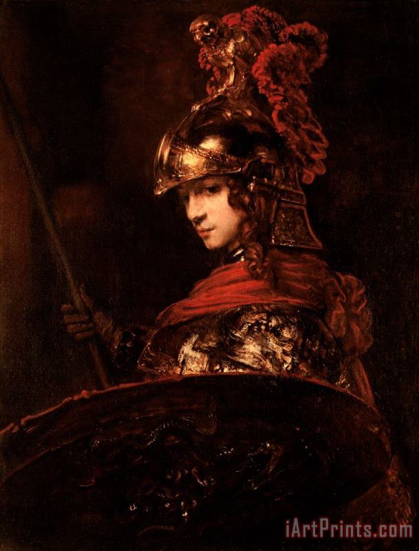Rembrandt Pallas Athena Art Print